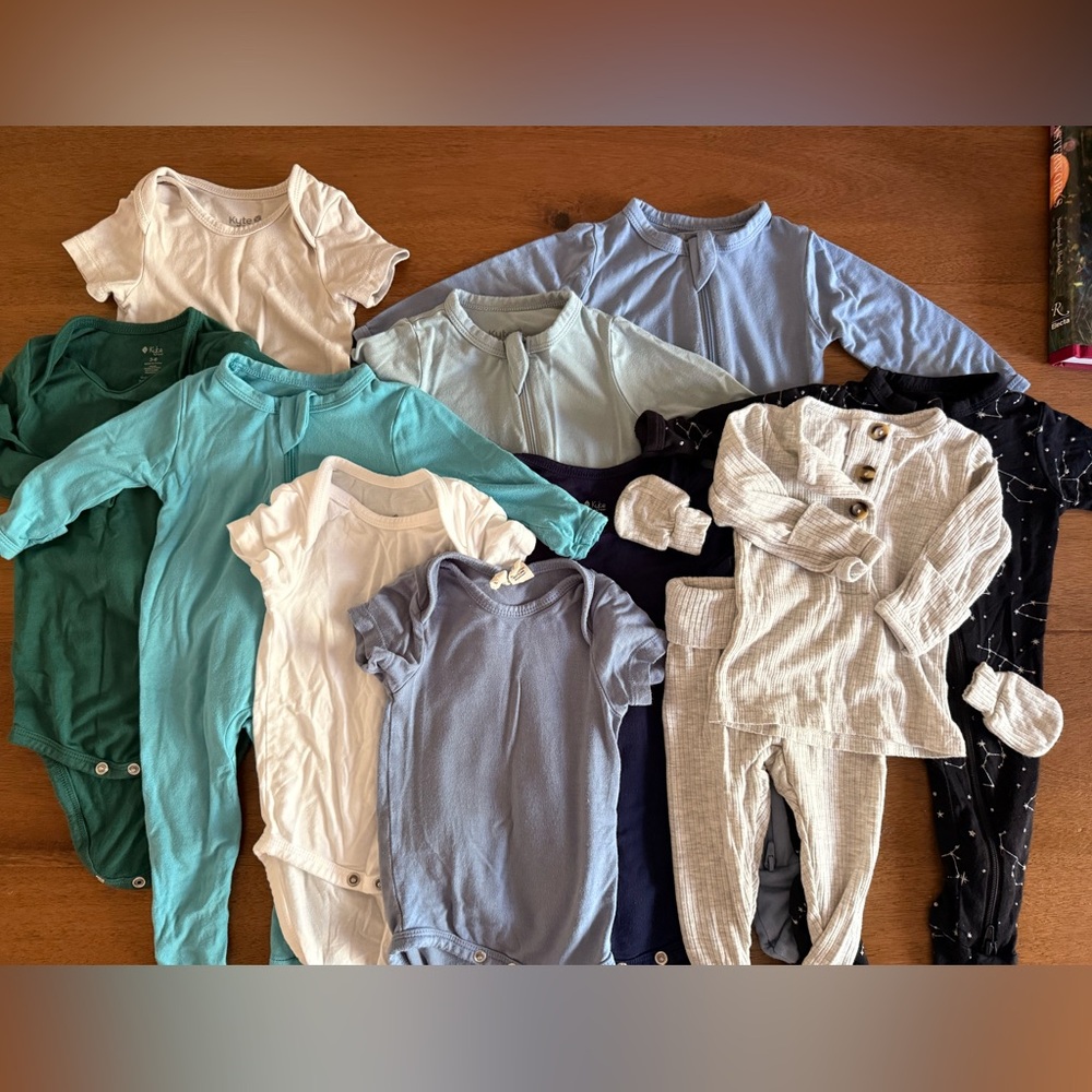 10 Kyte Baby + Lou Lou & Co Baby Bodysuits and sleepers
